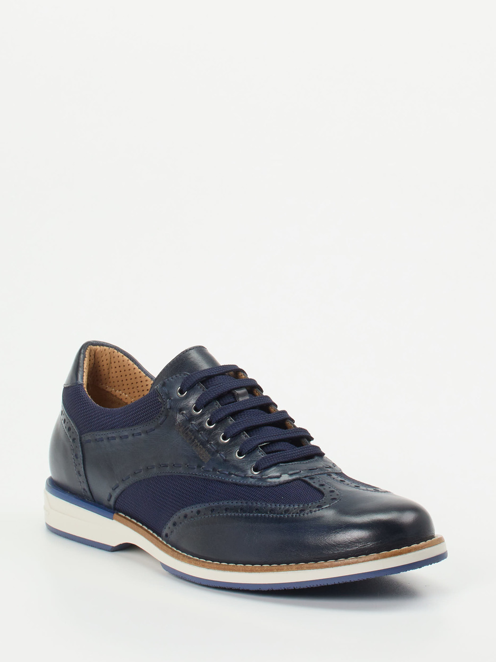 Galizio Torresi – Schnürschuh aus Kalbleder Dunkelblau