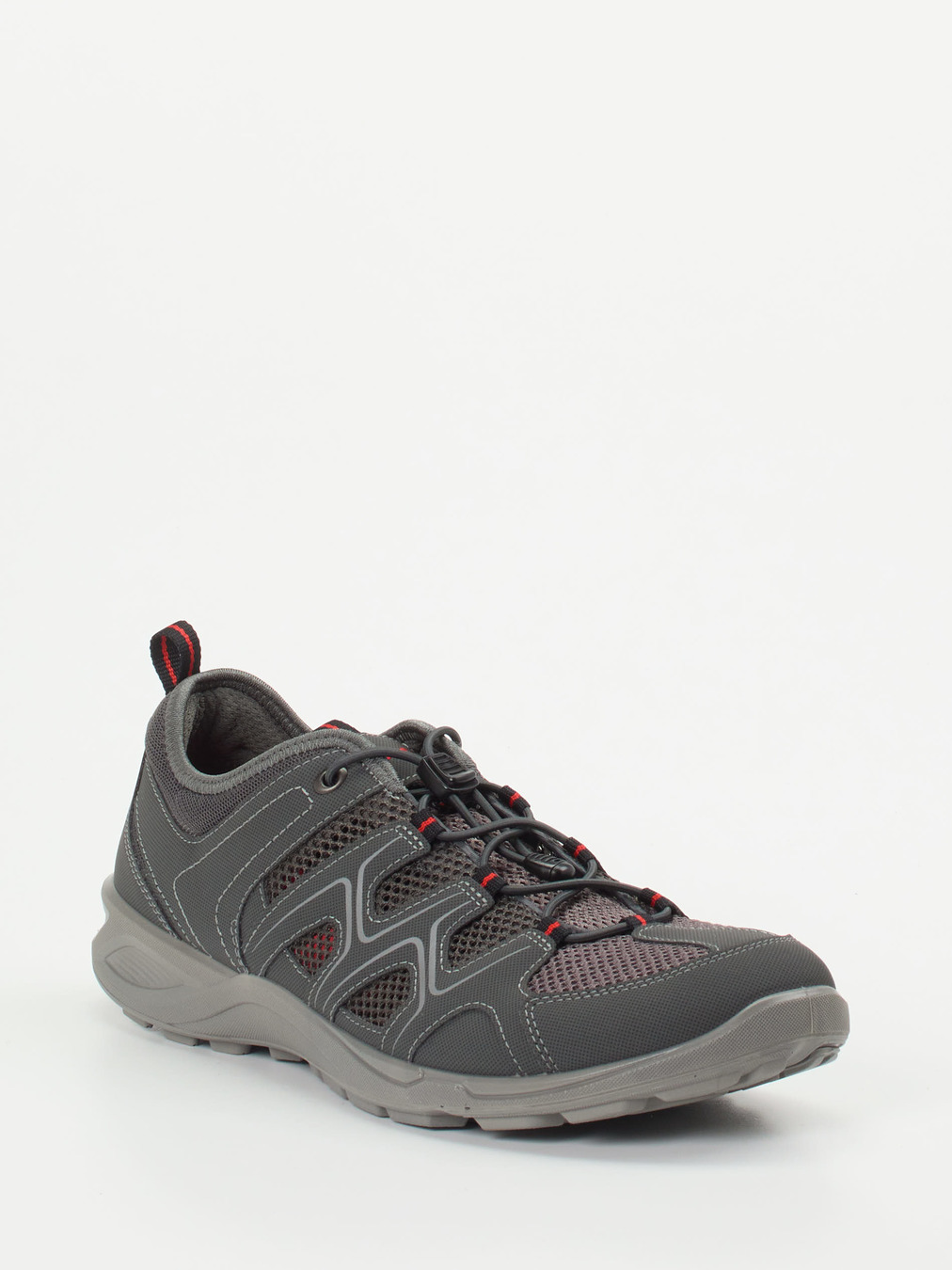 Ecco – Outdoor-Sneaker aus Textil in Anthrazitgrau