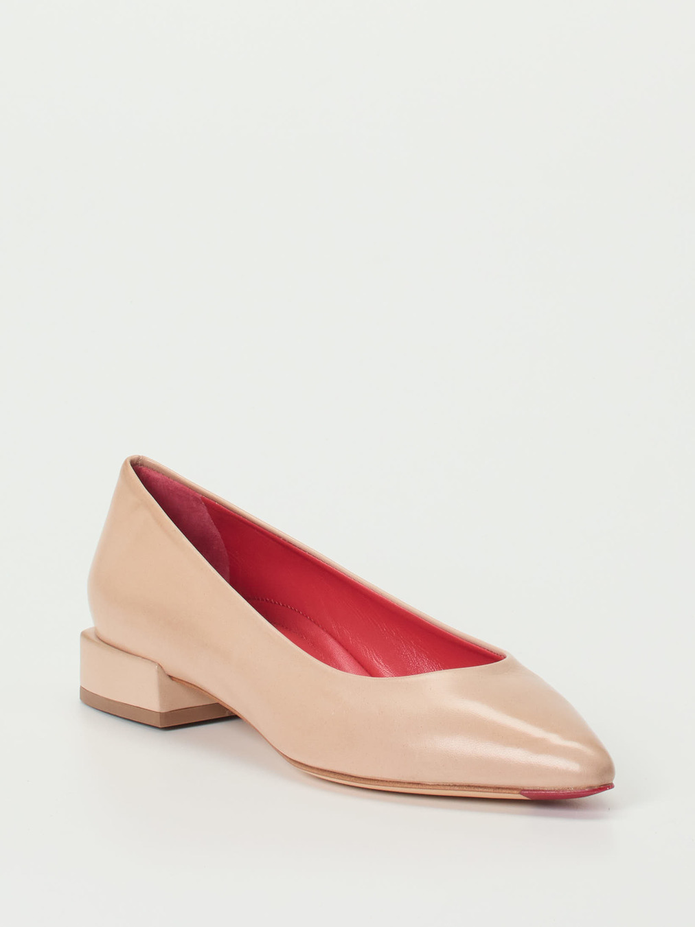 Konstantin Starke – Ballerinas aus Lammleder in Nude