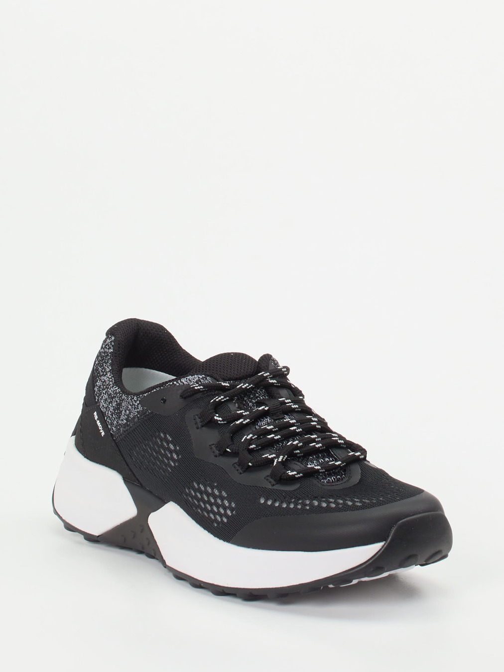 Gabor Comfort – Sneaker aus veganem Mesh schwarz