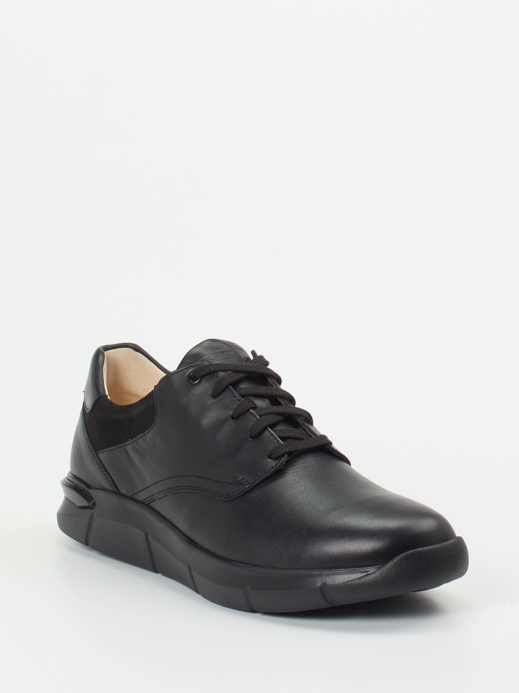 Ganter – Komfort-Schnürschuh aus Kalbleder schwarz