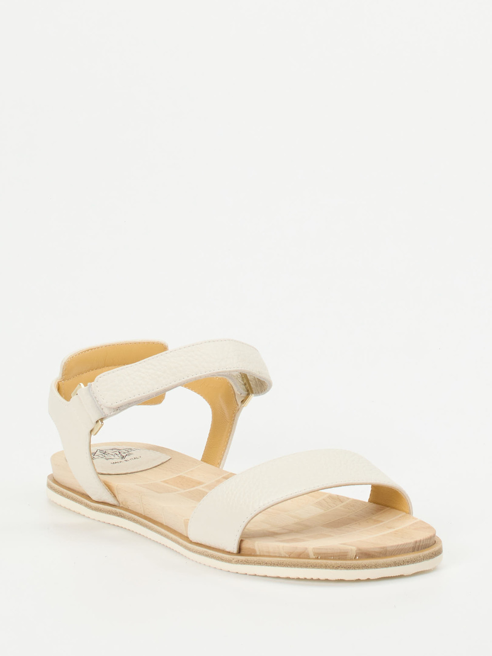 Truman's – Klettsandalen aus Elchleder Cremeweiß