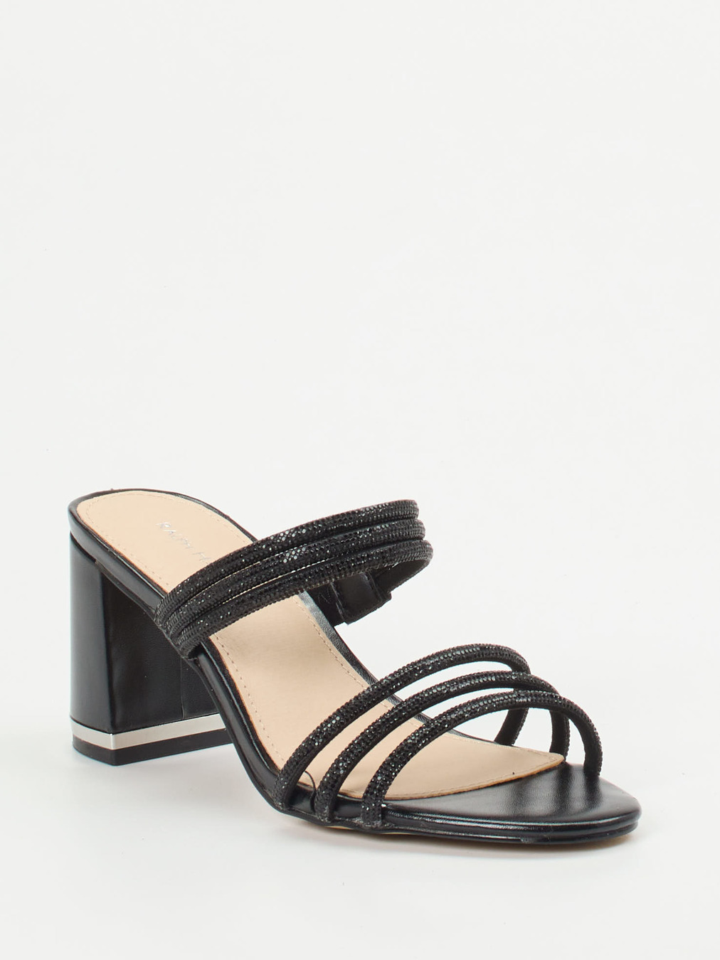 Ralph Harrison – Mules aus Metallicleder Schwarz