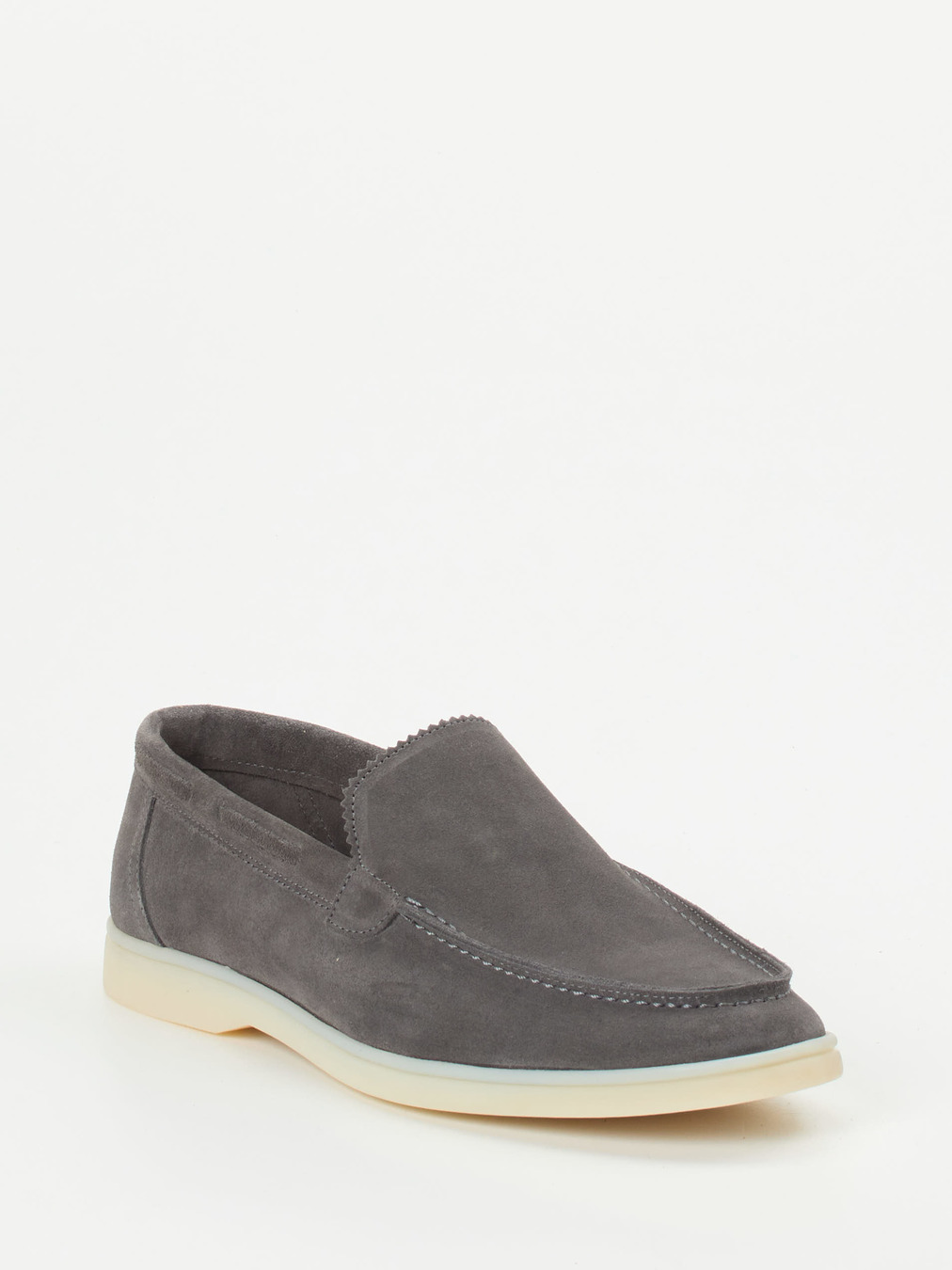 Konstantin Starke – Loafer aus Veloursleder Anthrazit