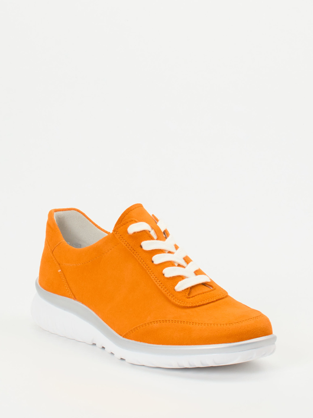 Semler – Komfort-Sneaker aus Veloursleder orange