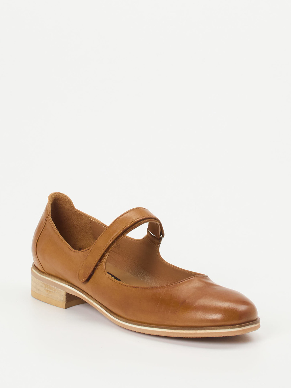 Everybody – Mary Janes aus Kalbleder cognacfarben