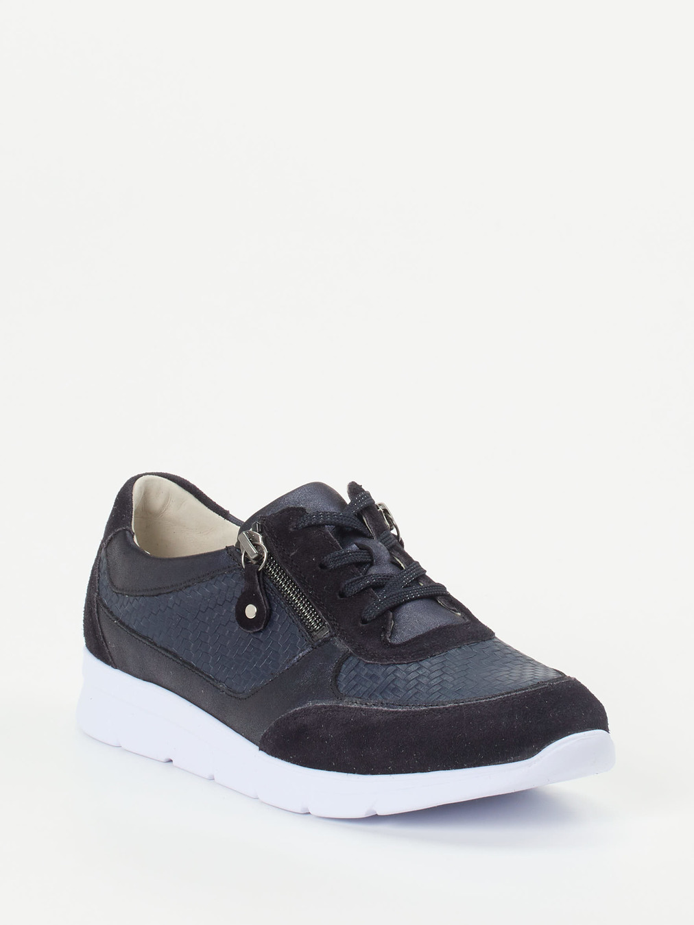 Waldläufer – Komfort-Sneaker aus Kalbleder Dunkelblau