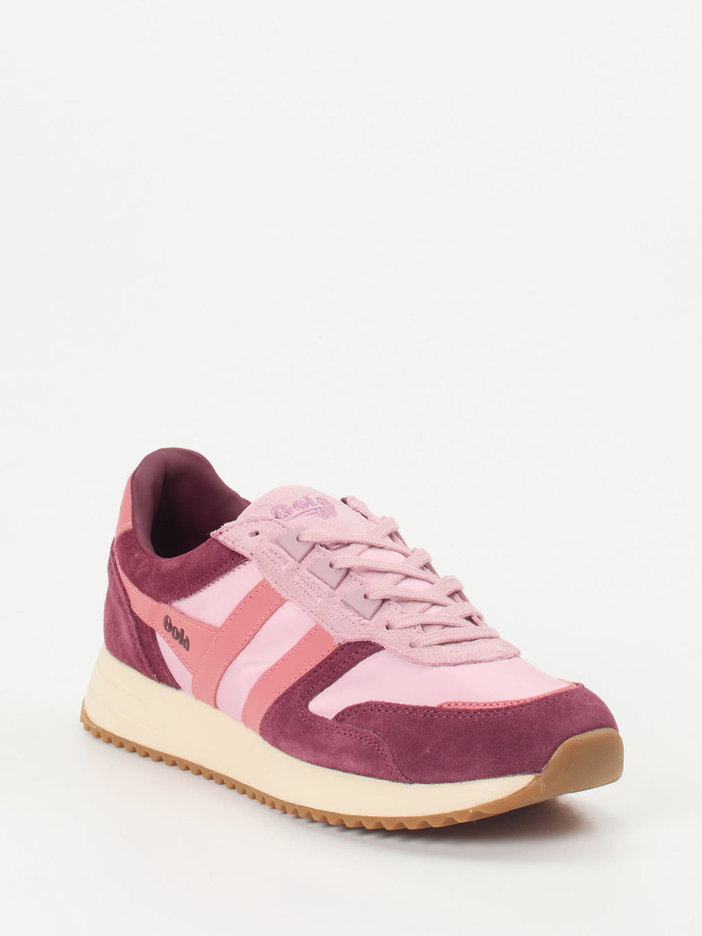 Gola – Retro-Sneaker aus Veloursleder Rosé