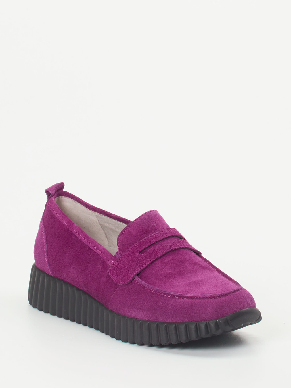 Waldläufer – Loafer aus Veloursleder in Pink