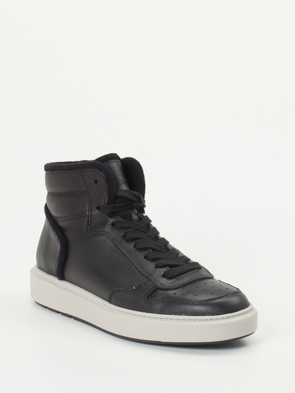 Paul Green – High-Top Sneaker aus Kalbleder Schwarz
