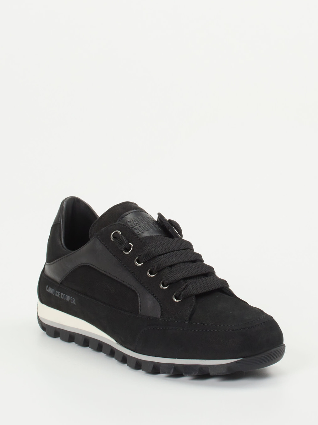 Candice Cooper – Sneaker aus Nubukleder Schwarz