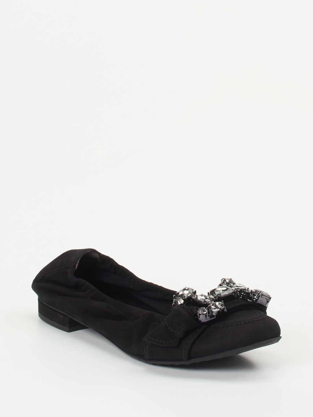 Kennel & Schmenger – Ballerinas aus Veloursleder schwarz