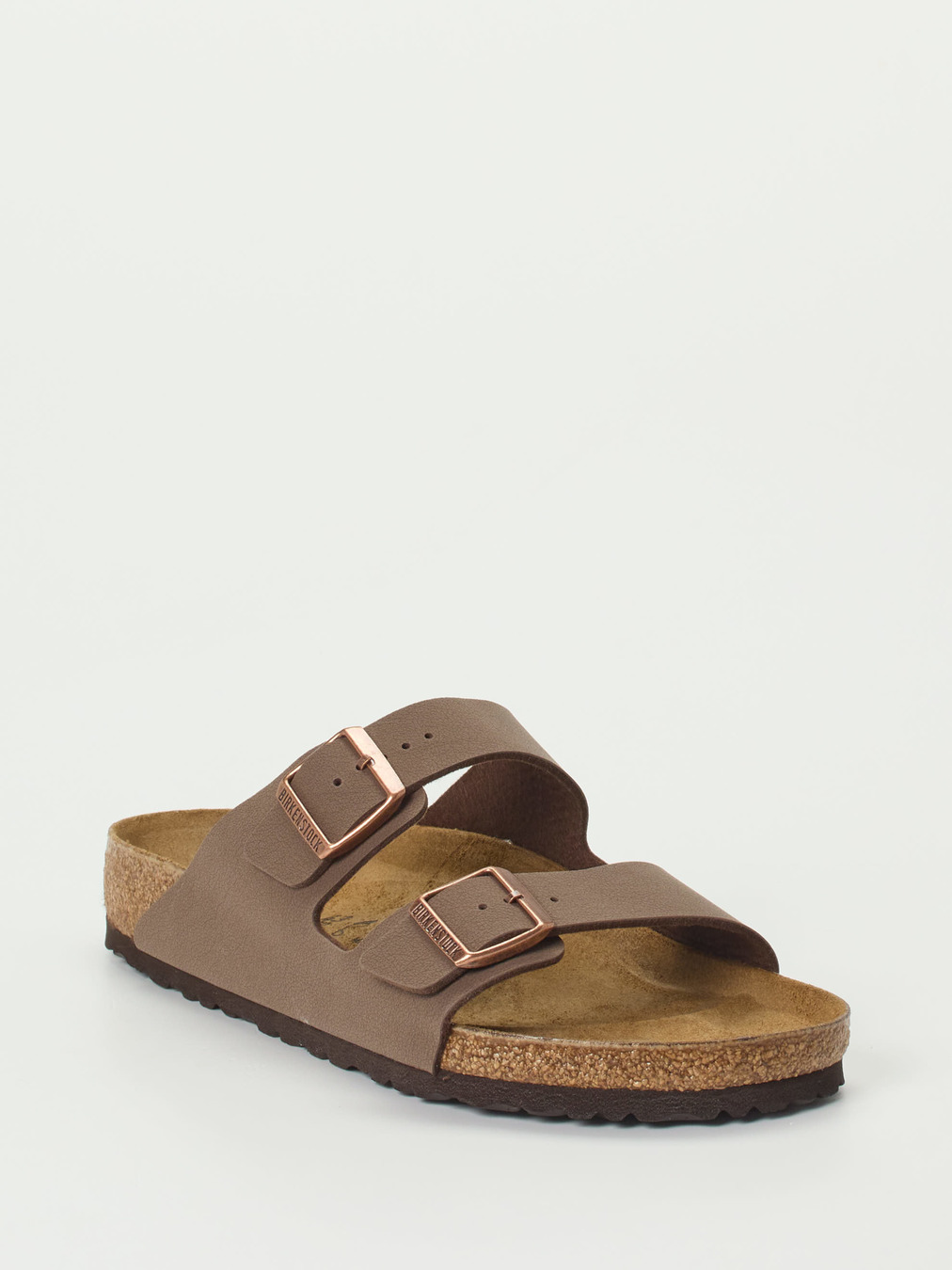 Birkenstock – Zweiriemer-Sandalen aus Synthetik braun