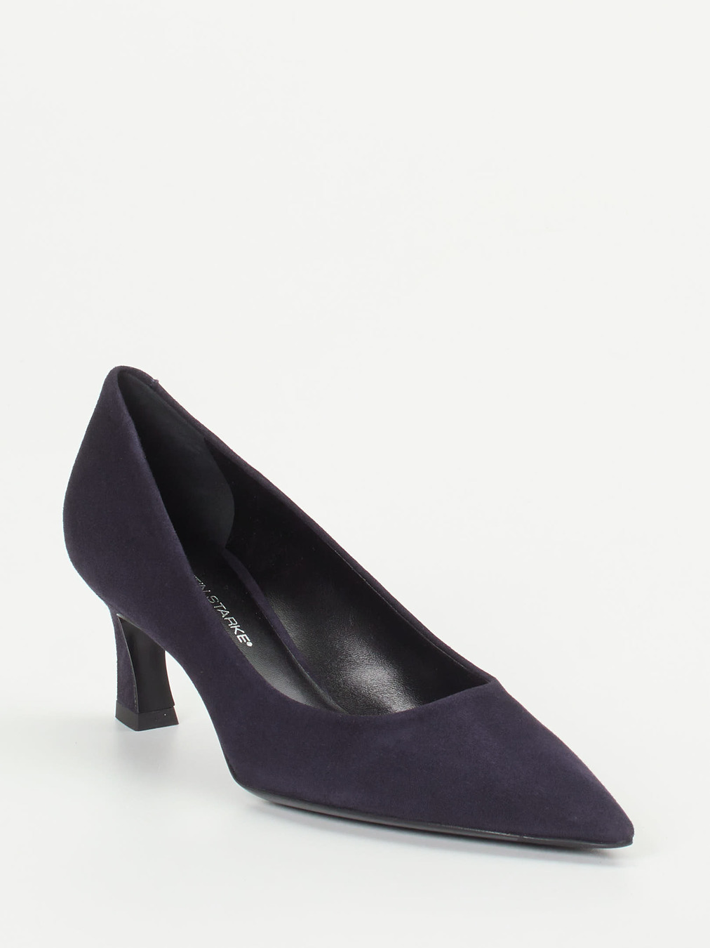 Konstantin Starke – Pumps aus Veloursleder tiefviolett