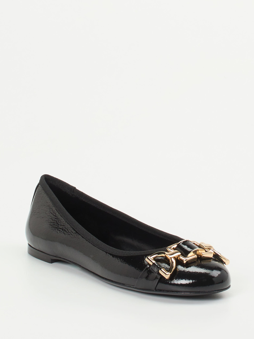 Konstantin Starke – Ballerinas aus Lackleder schwarz