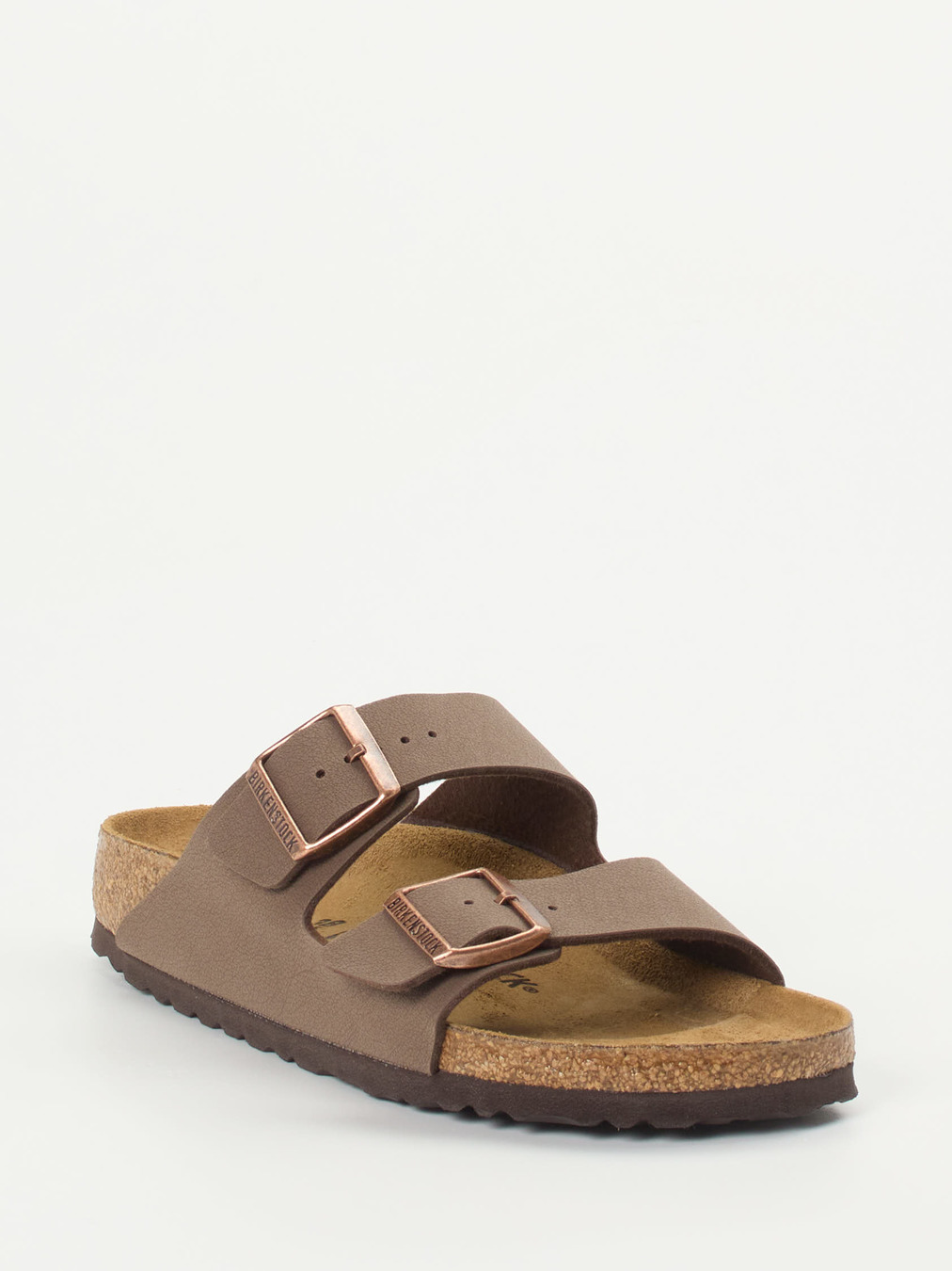 Birkenstock – Zweiriemer-Sandalen aus Synthetik braun
