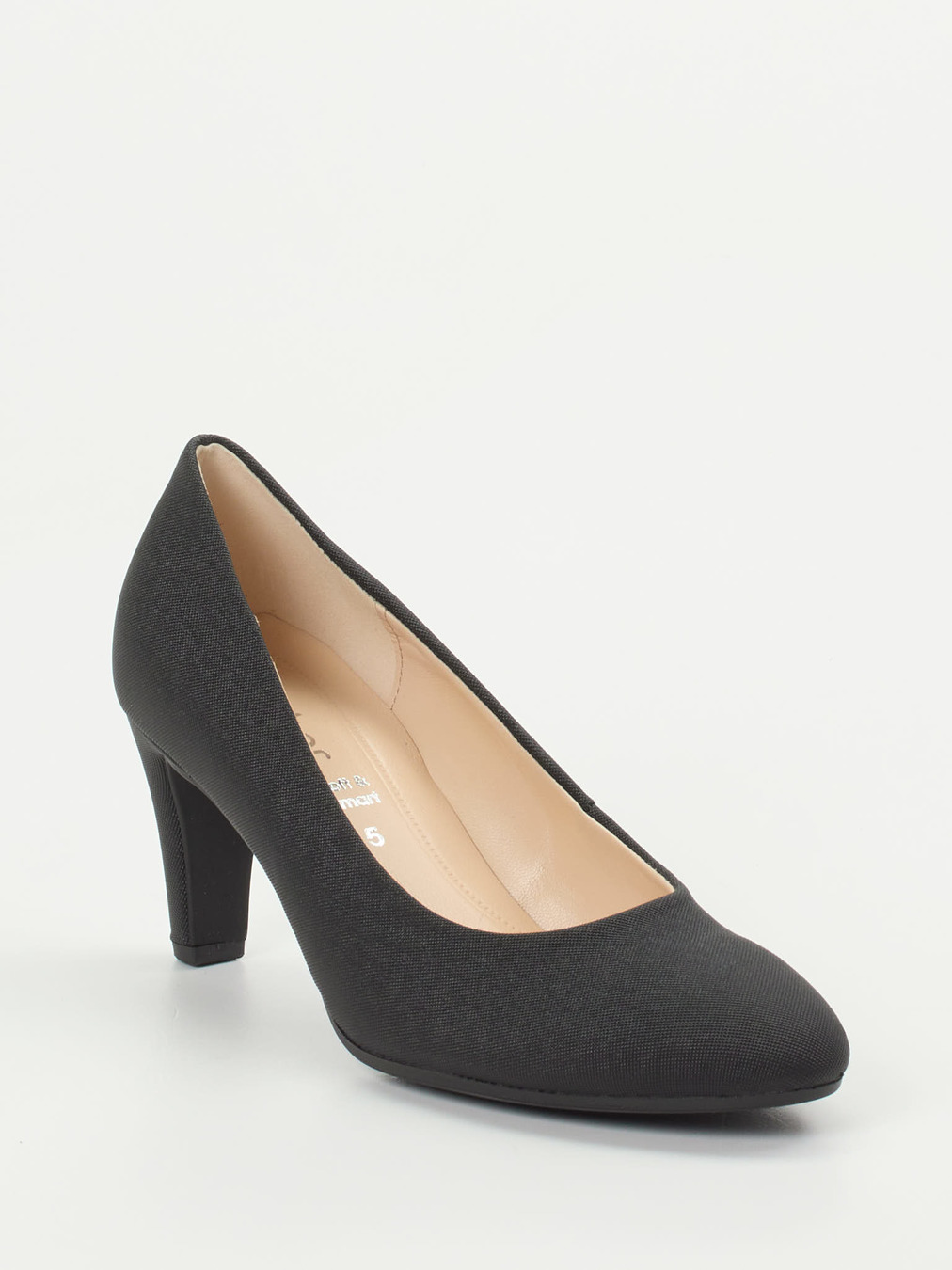 Gabor – Pumps aus Metallicleder in Schwarz