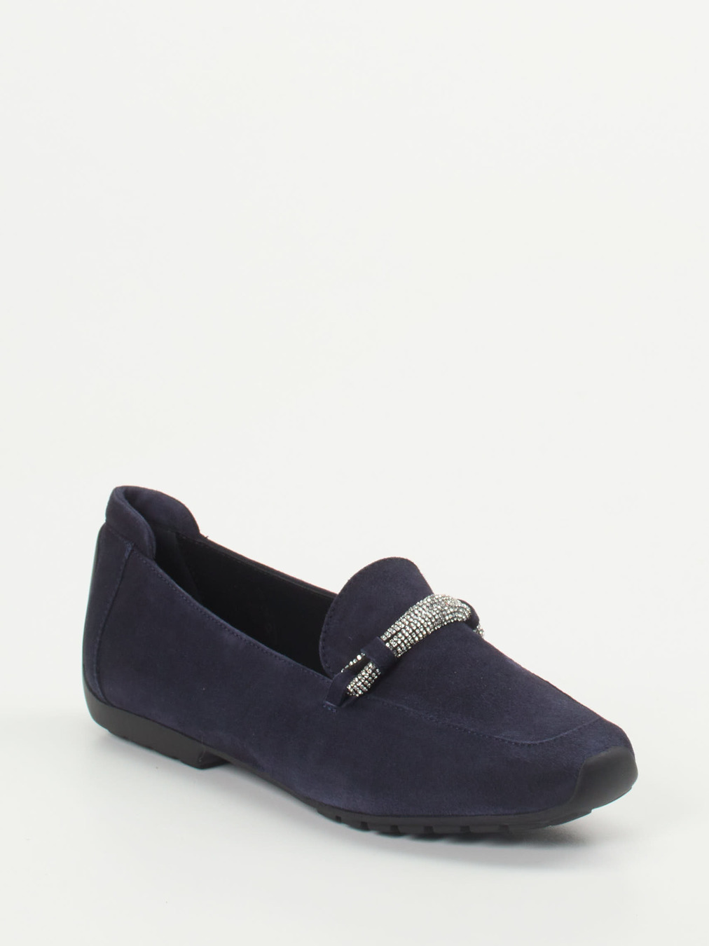 Mania – Loafer aus Veloursleder in Dunkelblau