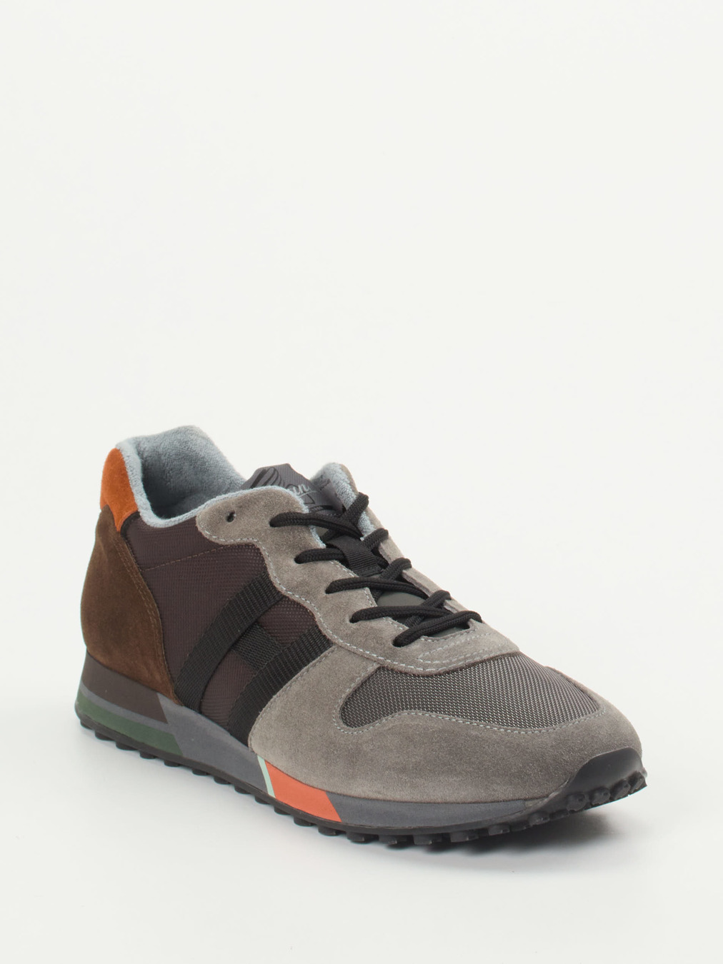 Hogan – Sneaker aus Veloursleder in Grau