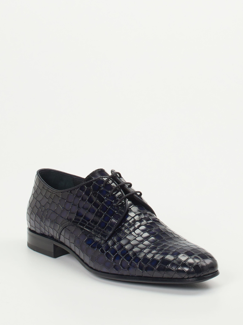 Konstantin Starke – Derby aus geprägtem Leder Blau