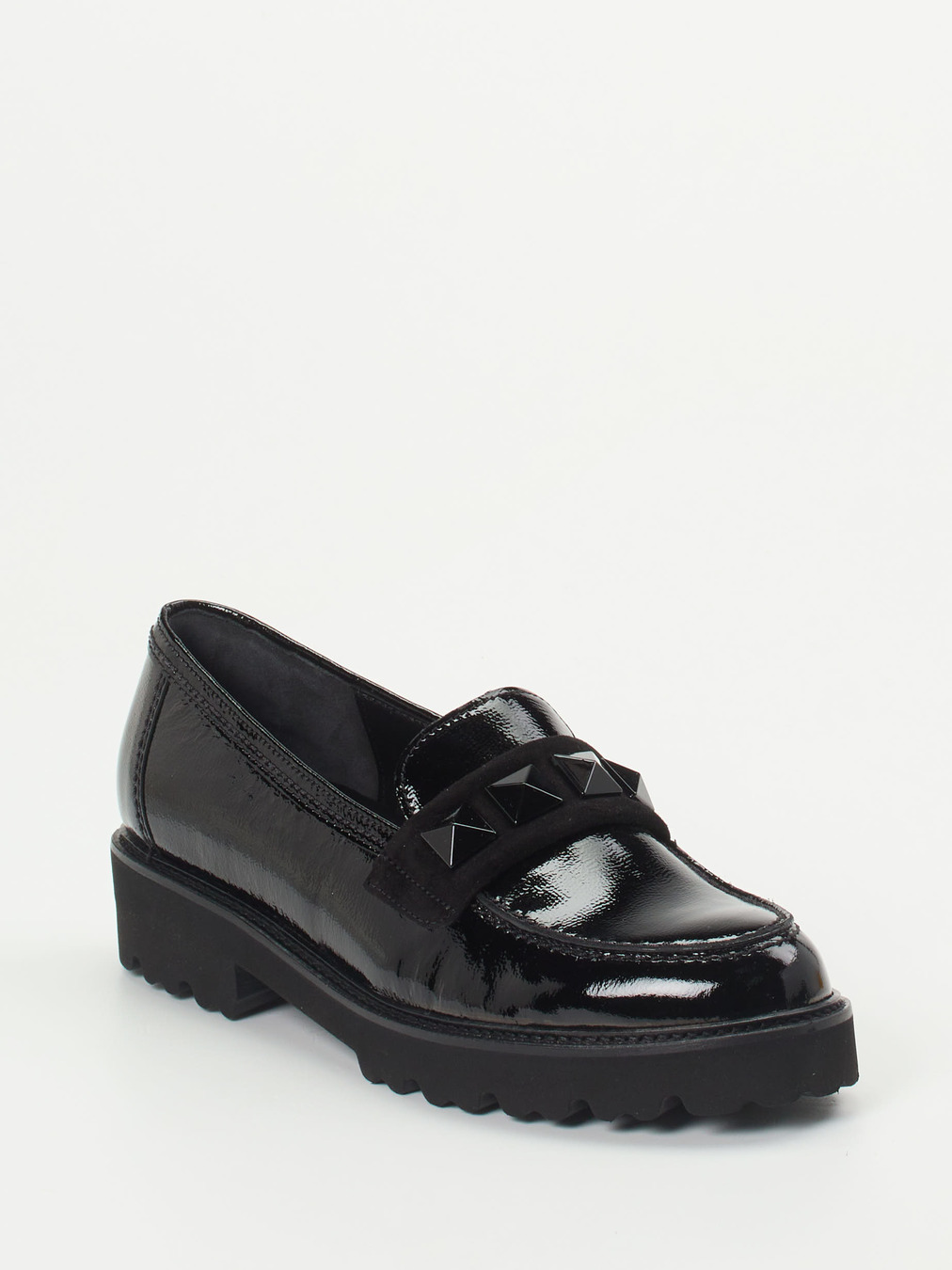Gabor – Loafer aus Lackleder in Schwarz