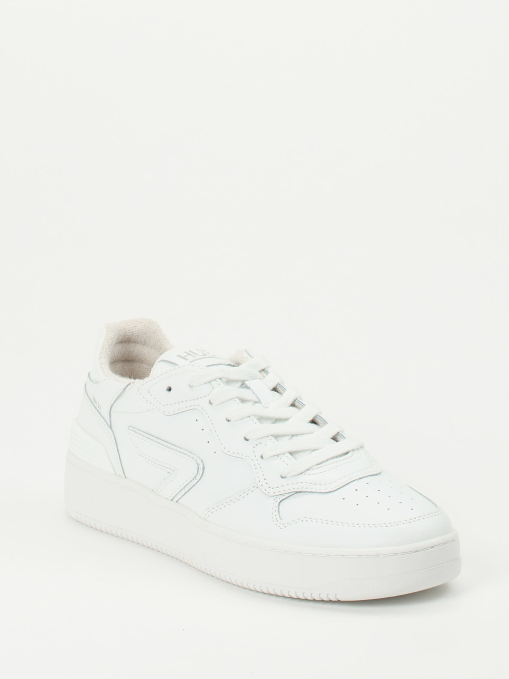 HUB – Sneaker aus Glattleder in Weiß