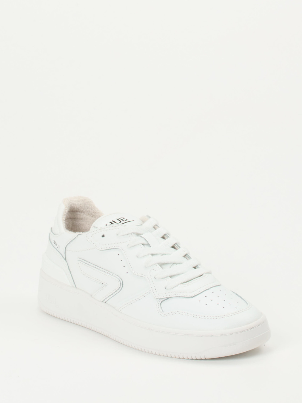 HUB – Sneaker aus Leder in Weiß mit Retro-Charme