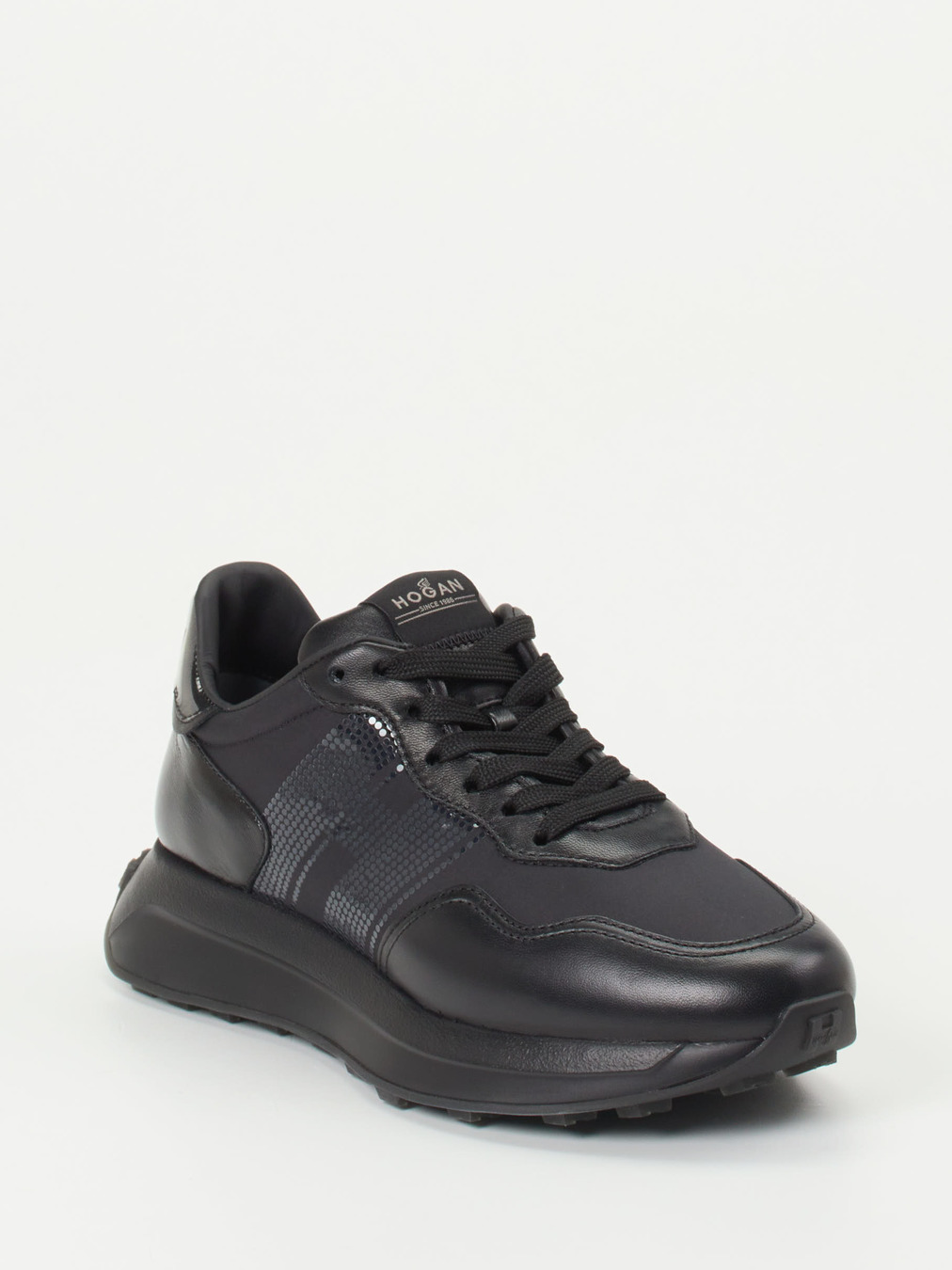 Hogan – Sneaker aus Kalbleder schwarz