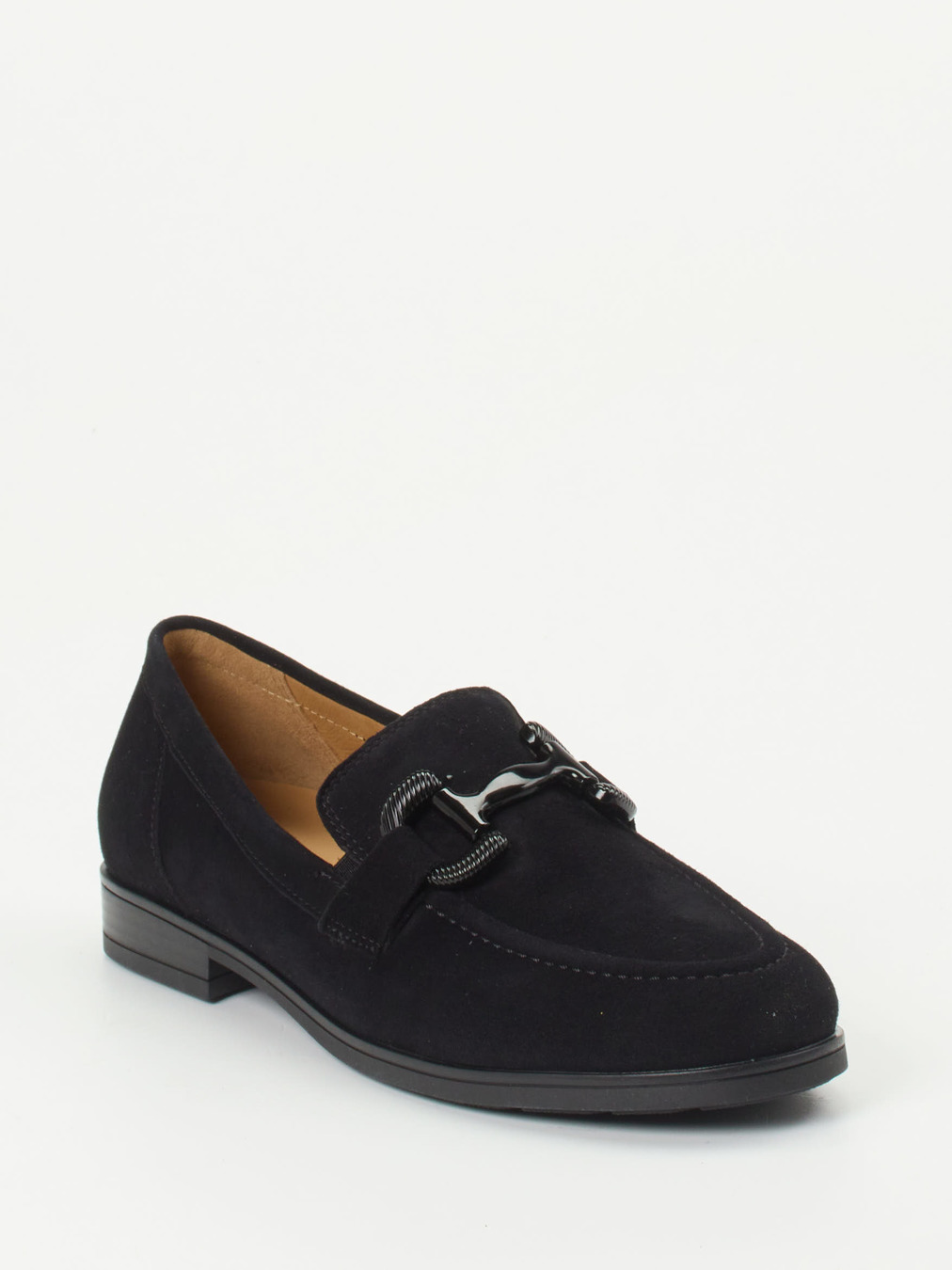 Gabor Comfort – Loafer aus Veloursleder Schwarz