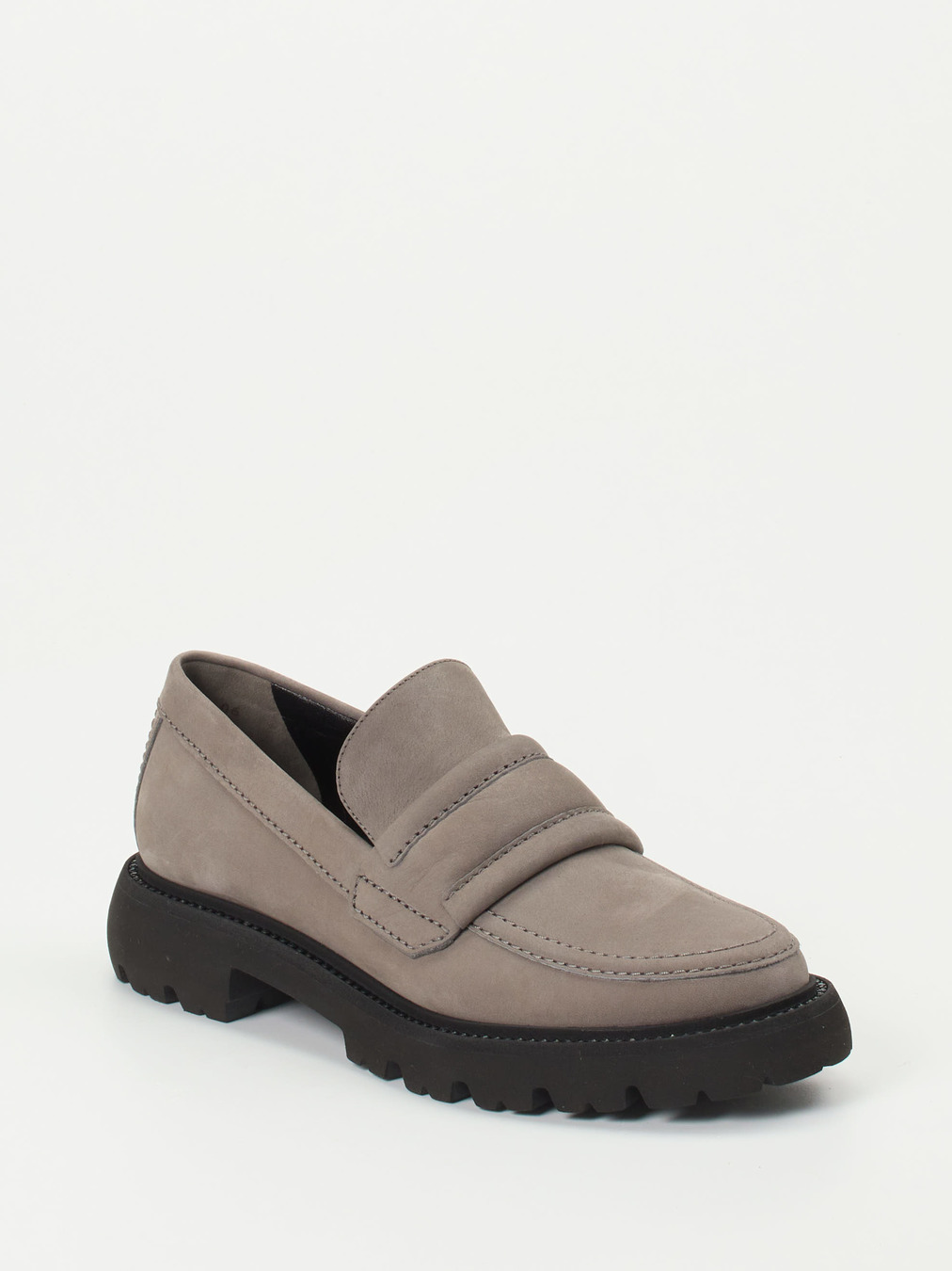 Kennel & Schmenger – Loafer aus Nubukleder in Taupe