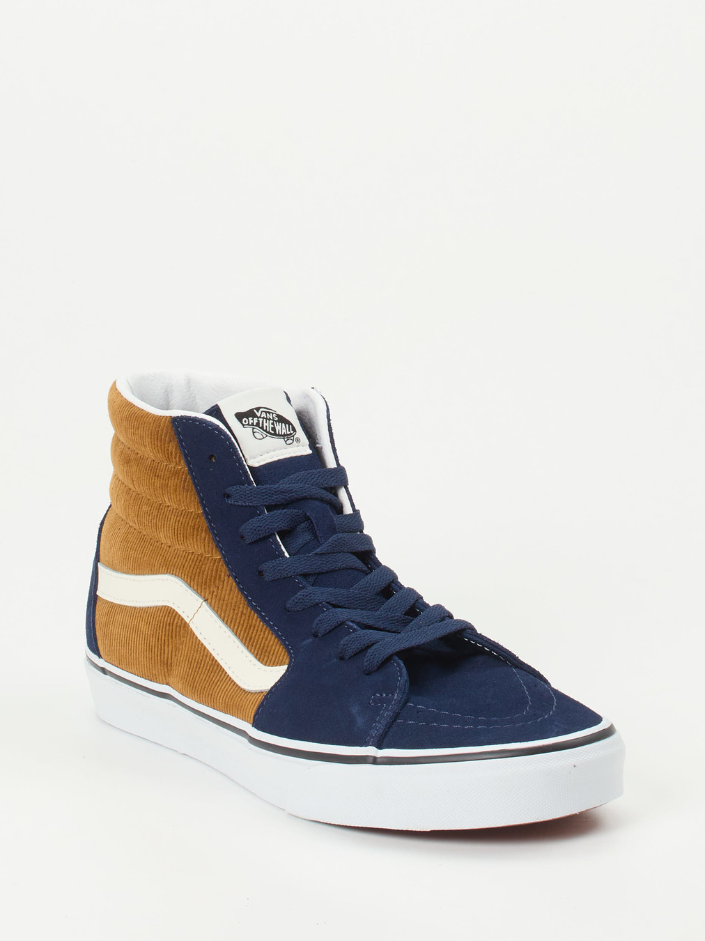 Vans – High-Top Sneaker aus Veloursleder und Cord
