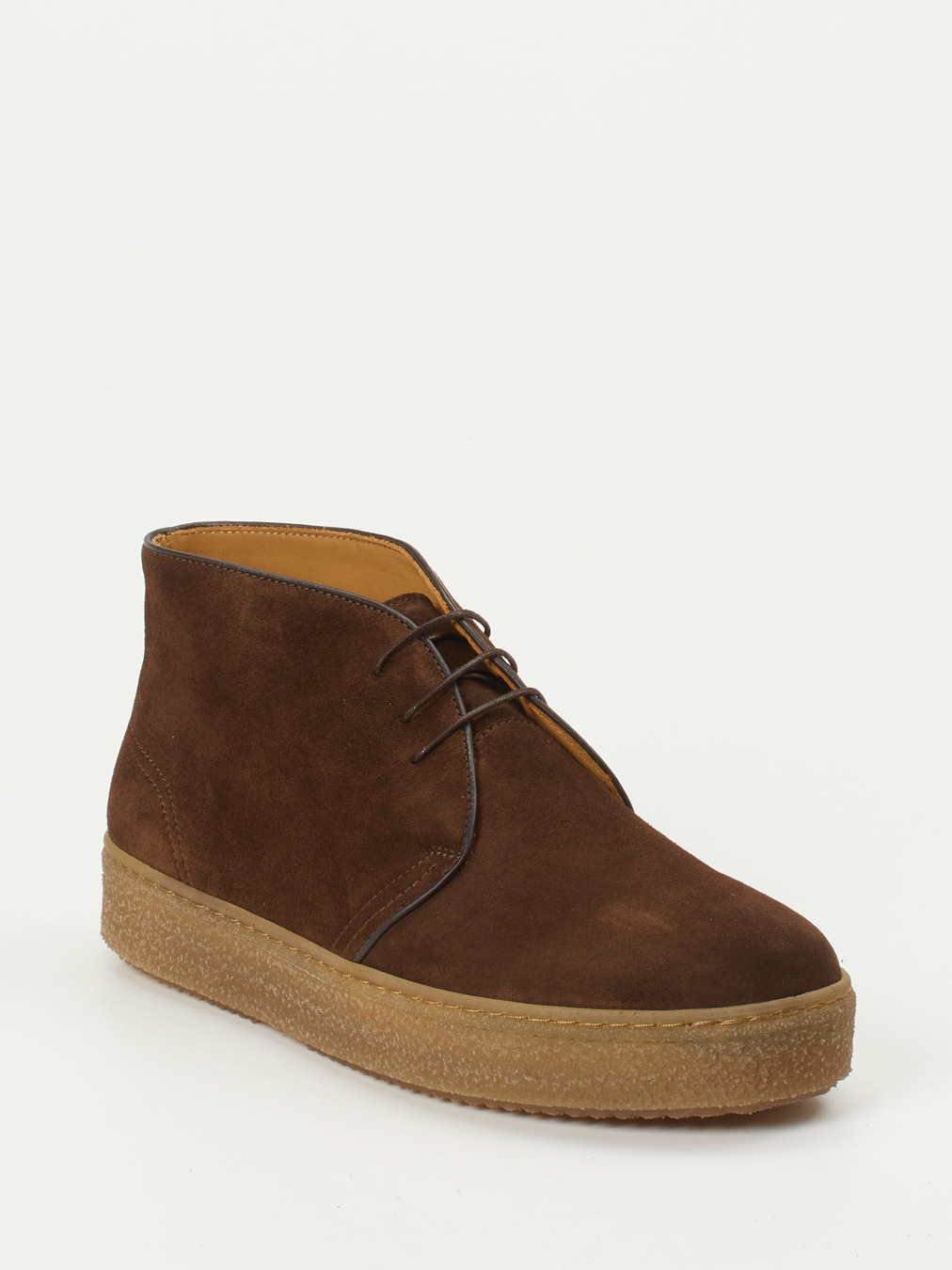 Quarvif – Desert Boots aus Veloursleder schokobraun