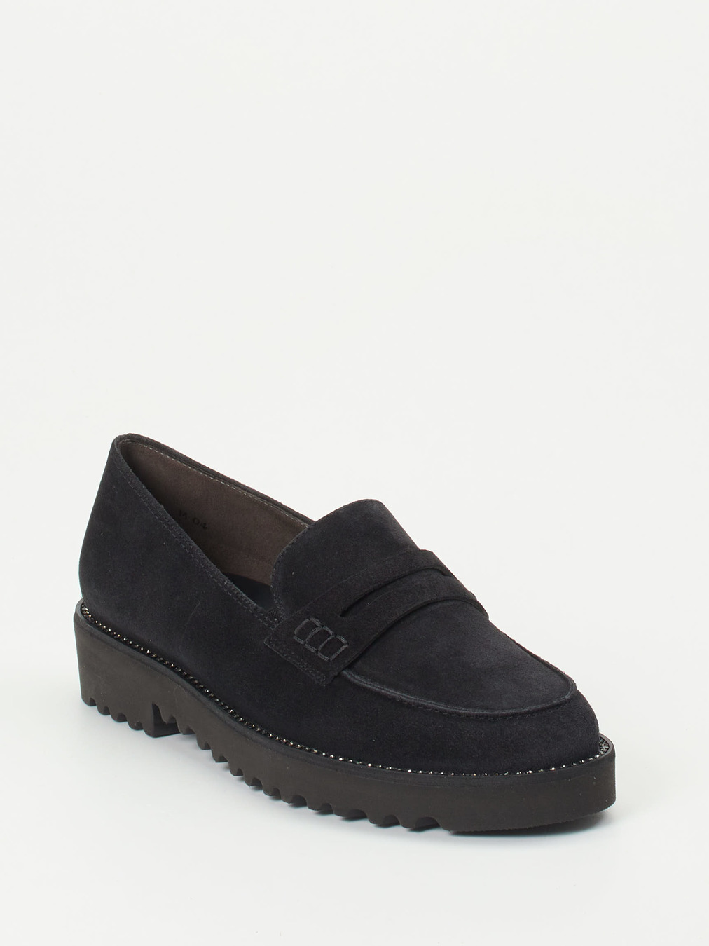 Paul Green – Loafer aus Veloursleder schwarz