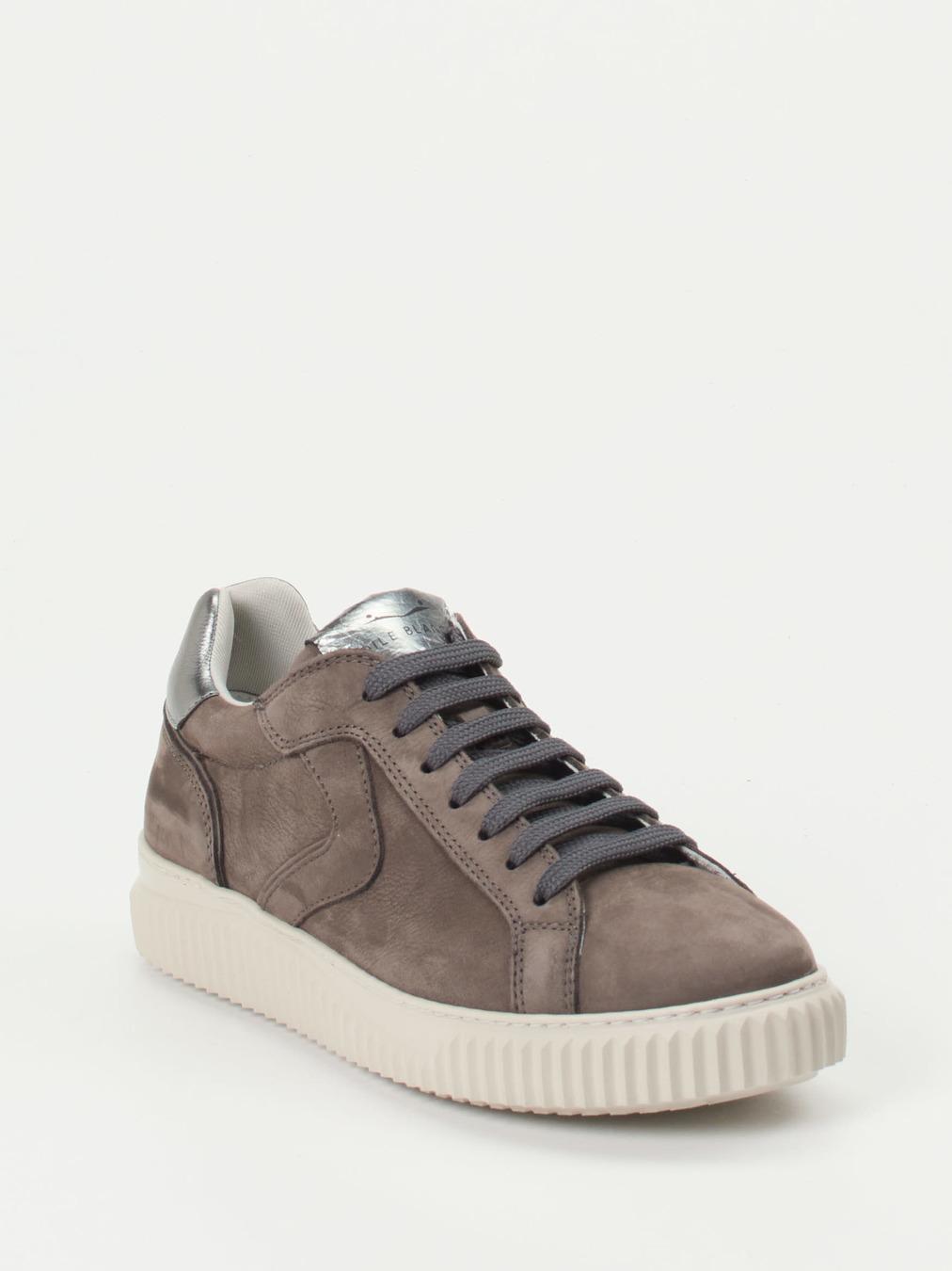 Voile Blanche – Sneaker aus Nubukleder in Grau