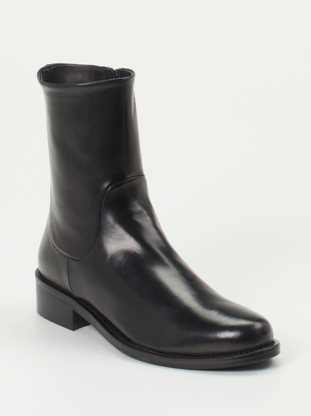 Konstantin Starke – Stiefeletten aus Lammleder schwarz