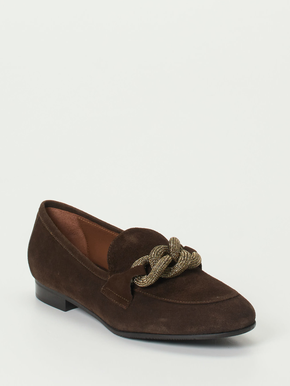 Konstantin Starke – Loafer aus Veloursleder Dunkelbraun