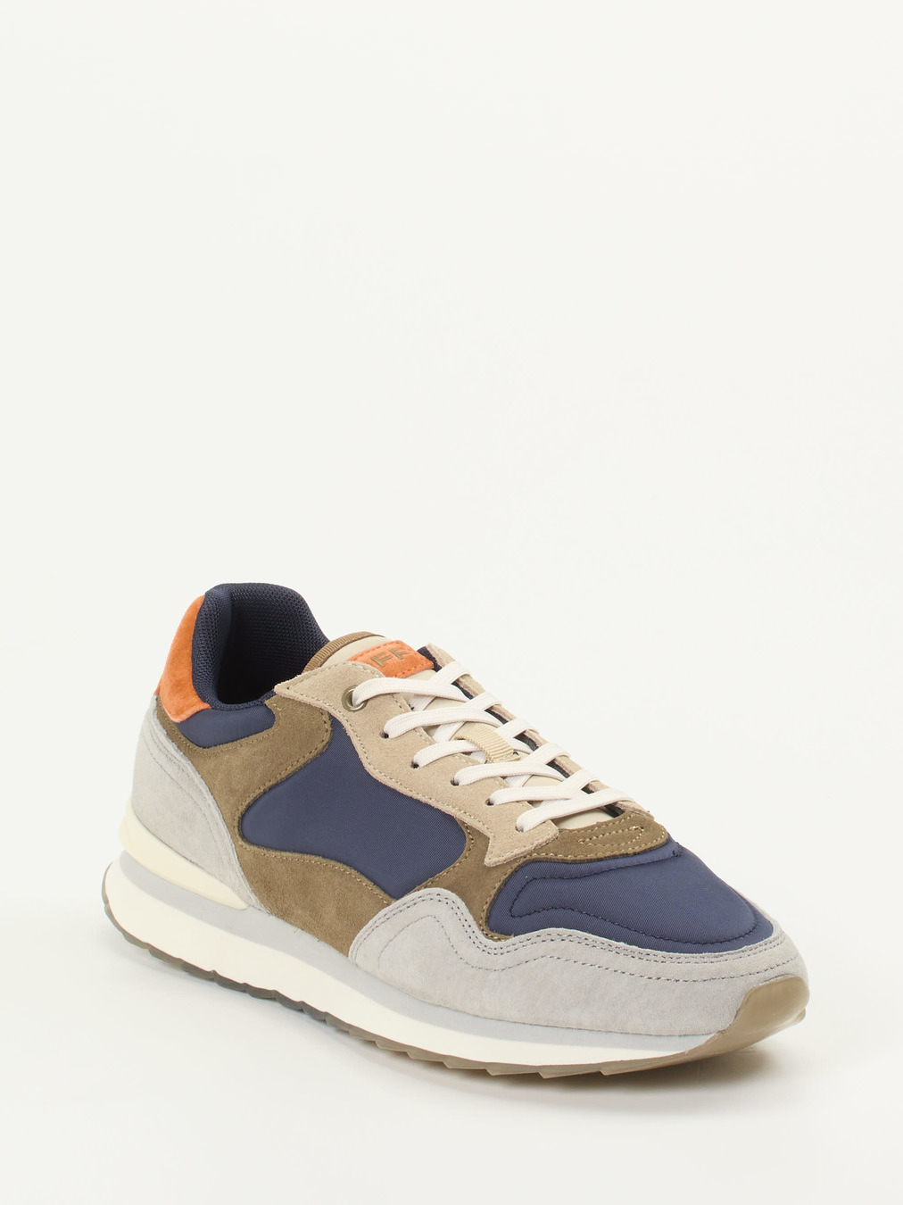 THE HOFF BRAND – Retro-Sneaker aus Veloursleder Navy