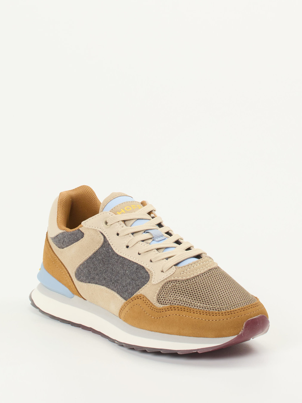 THE HOFF BRAND – Sneaker aus Veloursleder Beige