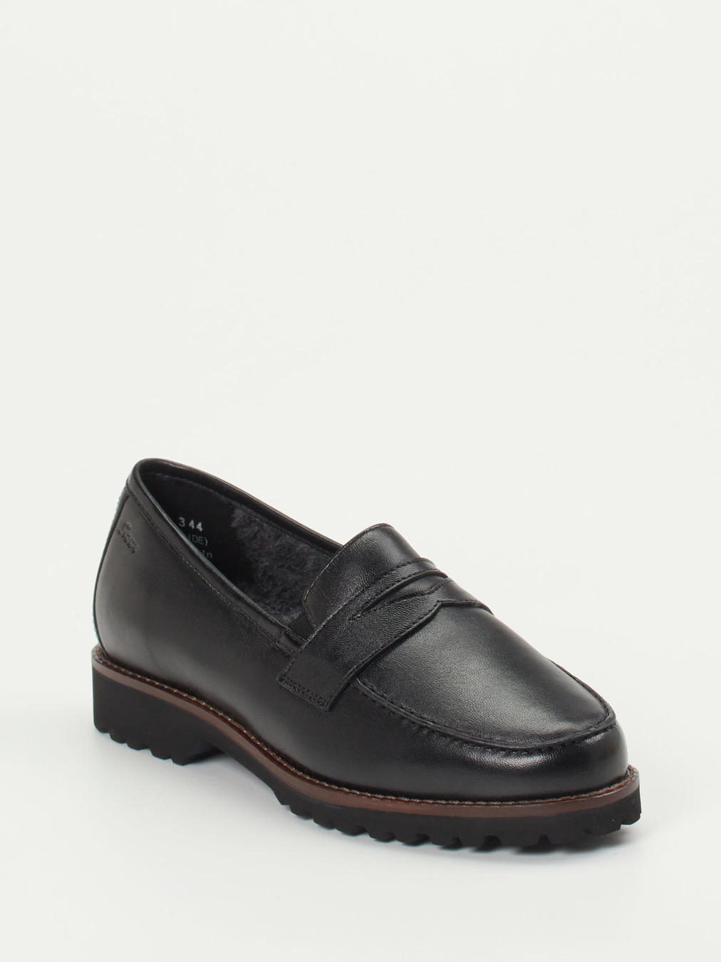 Sioux – Loafer aus Kalbleder Schwarz glänzend