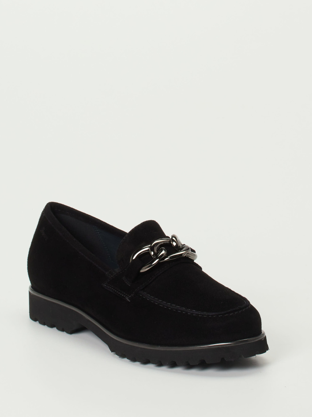 Sioux – Loafer aus Veloursleder Schwarz