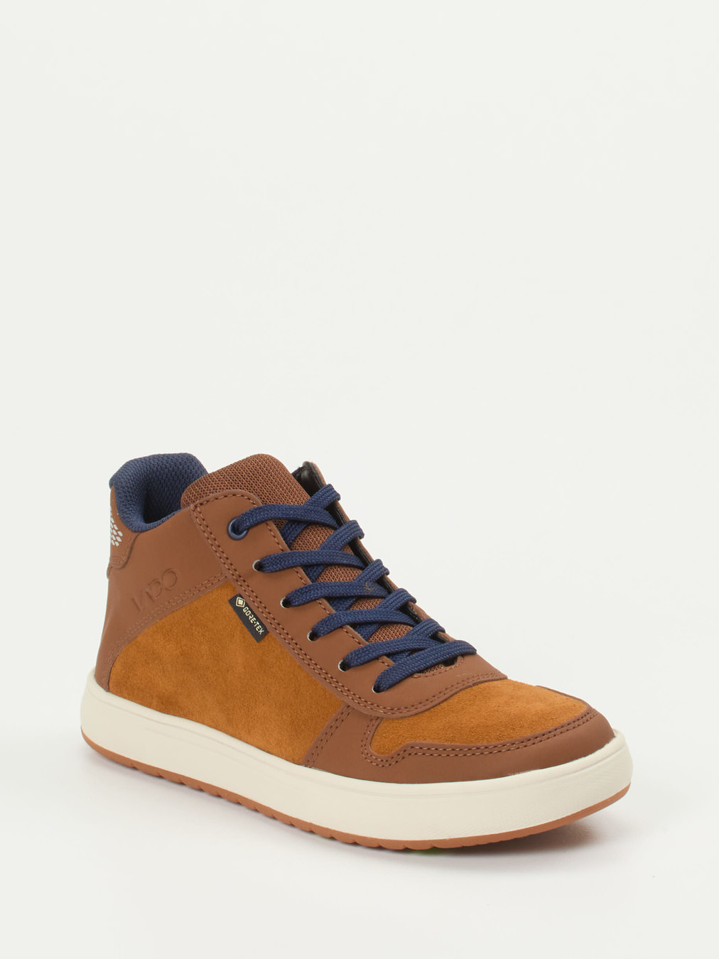 Vado – Mid-Top-Sneaker aus Veloursleder rostbraun