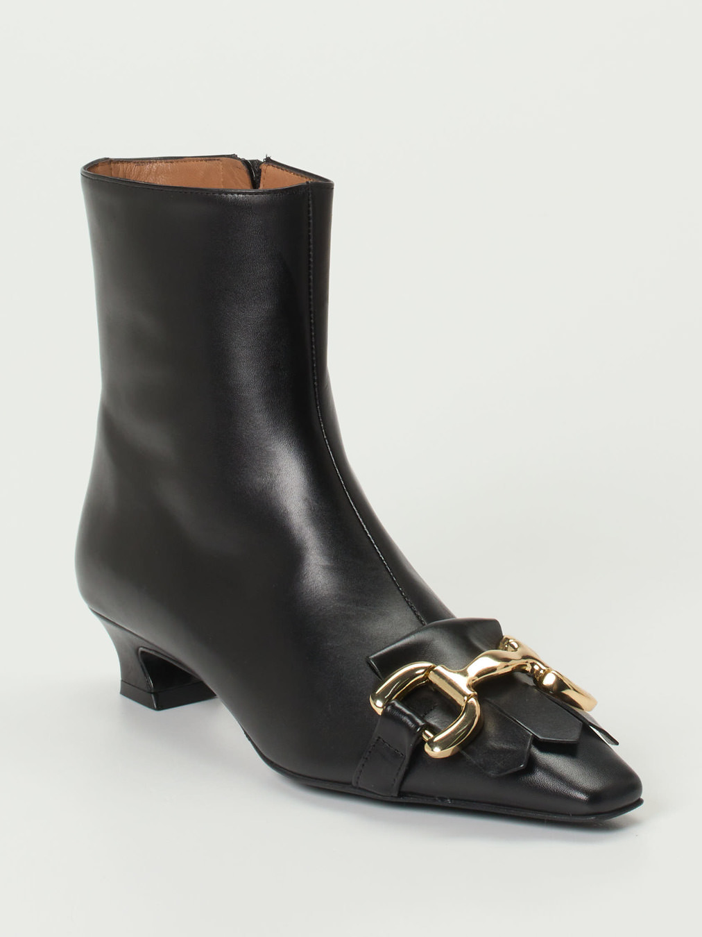 Andrea Puccini – Stiefelette aus Lammleder Schwarz