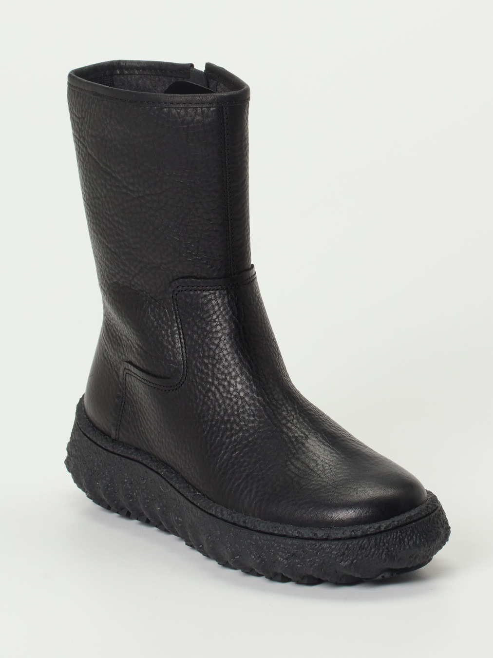 Camper – Winterboots aus Kalbleder schwarz