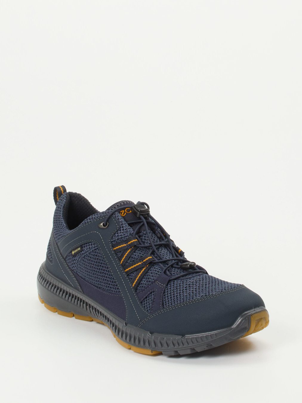 Ecco – Outdoor-Sneaker aus Mesh und Synthetik Dunkelblau