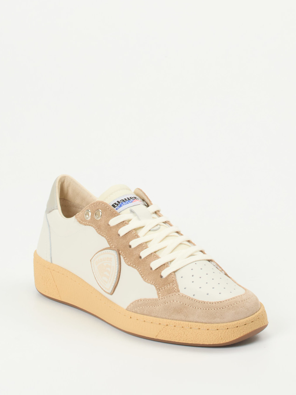 Blauer – Sneaker aus Kalbleder und Veloursleder