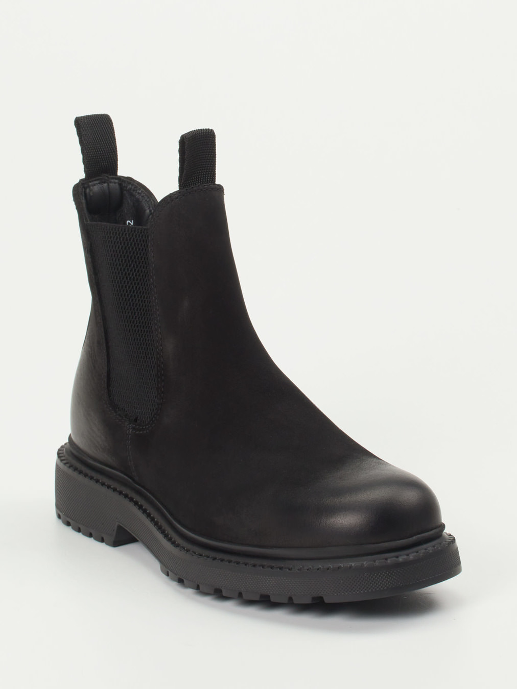 Ralph Harrison – Chelsea Boots aus Nubukleder schwarz