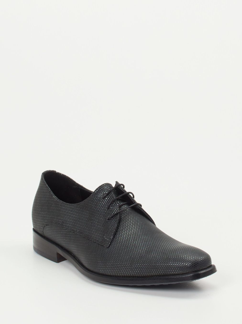 Floris van Bommel – Derby-Schuhe aus geprägtem Leder