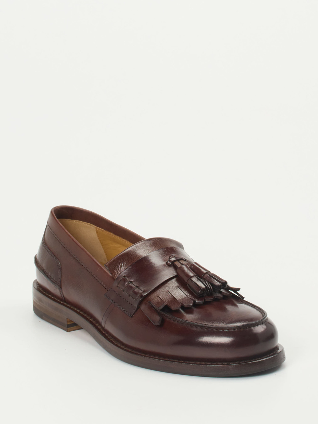 Henderson – Tassel Loafer aus Kalbleder Bordeaux