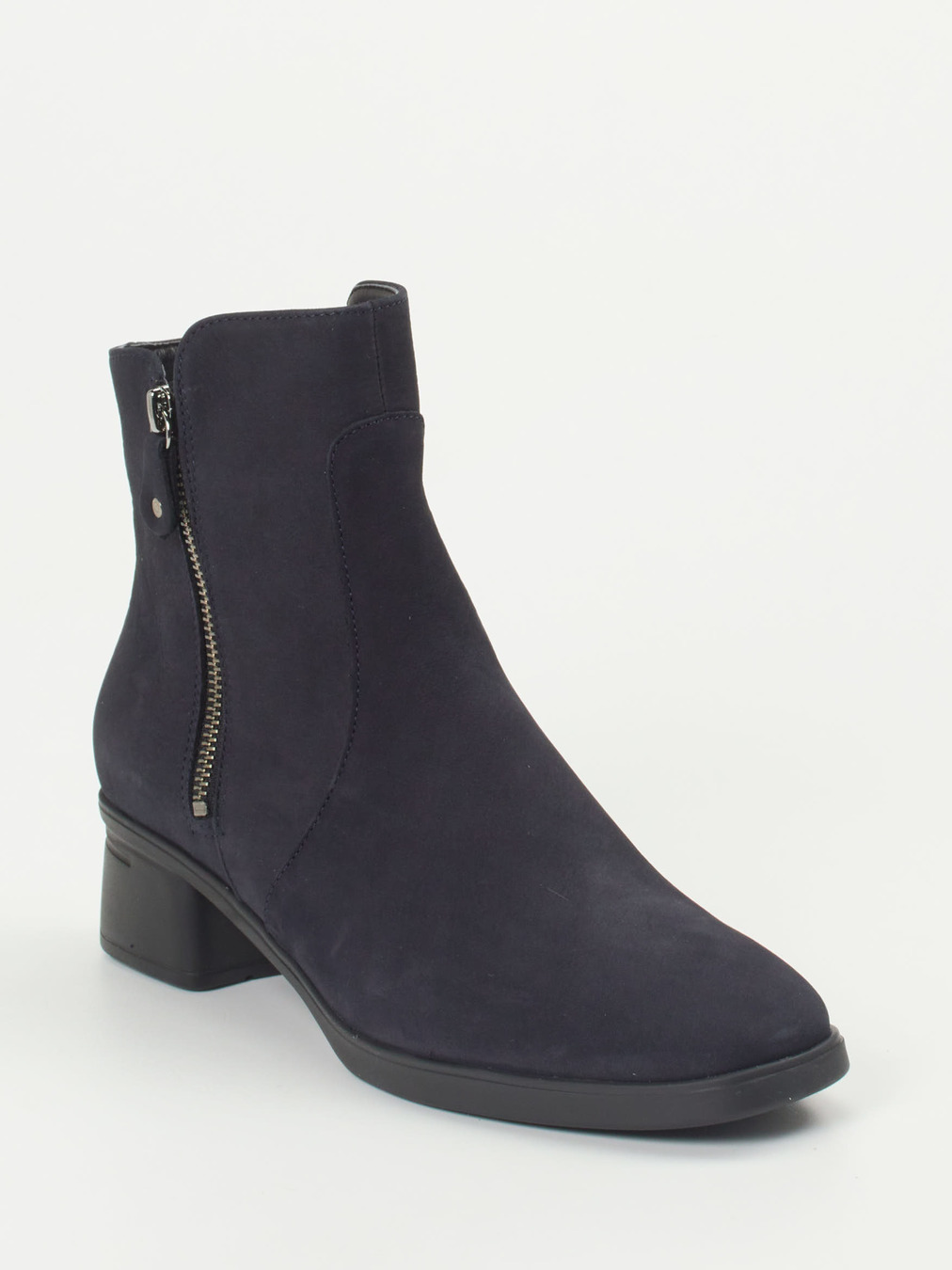 Hartjes – Stiefeletten aus Nubukleder in Dunkelblau