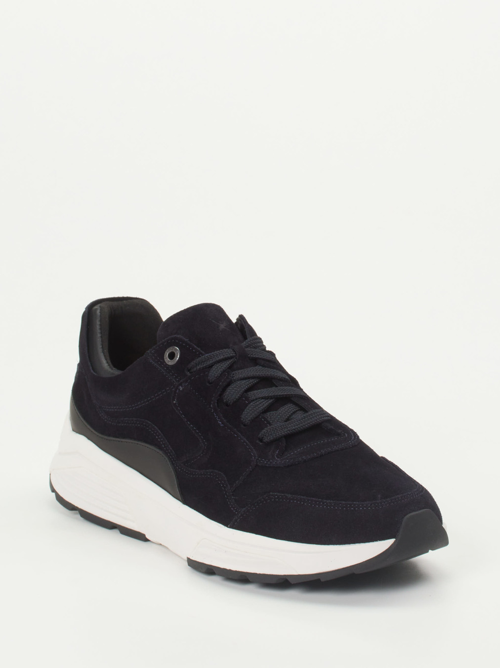 Xsensible – Chunky Sneaker aus Veloursleder blau